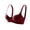 Wine, variant on Bixock Balconette Bras for Women,Women's Bras Solid Color Thin Wireless Push up Breathable Seamless Everyday Bras