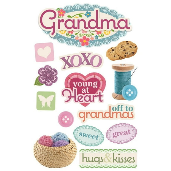 Paper House Productions Grandma - 3D Sticker