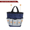 thumbnail image 3 of Uxcell Garden Tool Bag 24cm x 15cm x 30cm Oxford Cloth with Pockets Garden Plant Tool Organizer, Blue, 3 of 7