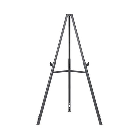 Bi-Silque Visual Communication Products FLX11404 35.62 - 61.22 in. Quantum Heavy Duty Display Easel Plastic, Black