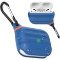 thumbnail image 1 of Funda para AirPods Pro 2 ATIMIRA impermeable con mosquetón azul, 1 of 6