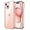 Rose Gold, variant on JETech Glitter Case for iPhone 15 6.1-Inch, Bling Sparkle Shockproof Phone Bumper Cover, Cute Sparkly for Women and Girls (Clear)