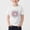 White, variant on NAISIBABY Boys Short Sleeve T-Shirt, Fashion Graphic Casual Summer Crewneck Patriotic 4th of July Tee Pink Size 8