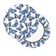 thumbnail image 2 of Balery Beautiful Butterflies Fundas de asiento para taburete de bar redondo de tela de terciopelo ajustables que protegen de arañazos y manchas para sillas de 14 a 17 pulgadas.-13 inch, 2 of 7