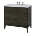 thumbnail image 4 of Sunny Wood Tl3621d Tyler 36" Free Standing Hardwood Vanity Cabinet Only - Dark Pearl, 4 of 7