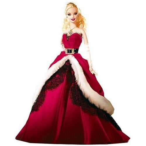 Namaak Verwarren Eerlijk Mattel Barbie 2007 Holiday Collector Doll - Walmart.com