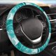 thumbnail image 5 of Fotbe Teal Turquoise 1 Funda para Volante Universal de 15 pulgadas, Accesorios para Auto para Hombre y Mujer, Protector de Volante Cómodo para SUV y Sedán, 5 of 6