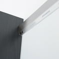 thumbnail image 5 of Wall-Mounted or Freestanding Storage Cabinet with 2 Drawers, Wooden Base Cupboard Side Board for Living Room, Kitchen, Dark Gray, 5 of 5