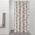 thumbnail image 2 of Brown Boho Eye and Rainbow Pattern Shower Curtain 36"x72" ,Bathroom Decorative Shower Curtains Set with 12 Hooks,Modern Waterproof Washable Shower Curtain, 2 of 6