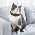 thumbnail image 6 of Reheyre Decorative Plush Balls Pet Collar - Fastener Tape - Christmas Pompom Collars - for Birthdays, 6 of 8