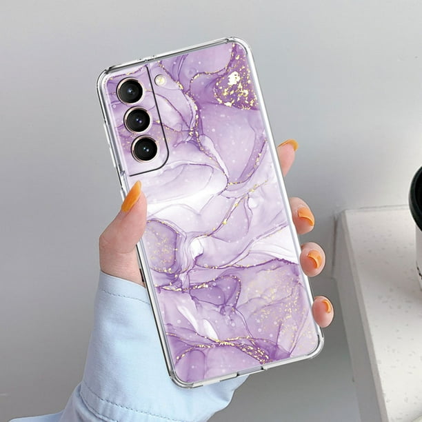Fundas de silicona para Samsung Galaxy S21 Ultra S20 FE S10 Plus S9 S8 Note 20 10 funda suave Tpu acuarela mármol cubierta del teléfono Tan Jianjun unisex