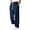 *Dark Blue, variant on VBVC Men's Drawstring Wide Leg Sweatpants with Pockets, Casual Athletic Joggers Pants For Men, Black , S-3XL