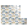 thumbnail image 2 of Meiiso 10pc Peel And Stick Ceramic Tile Paste, 3D Lattice Crystal Ceramic Tile Paste DIY Adhesive Wall Sticker, for Kitchen, Bathroom, 10-Pack Peel & Stick 3D Mosaic Tile Stickers, Style A, 2 of 9