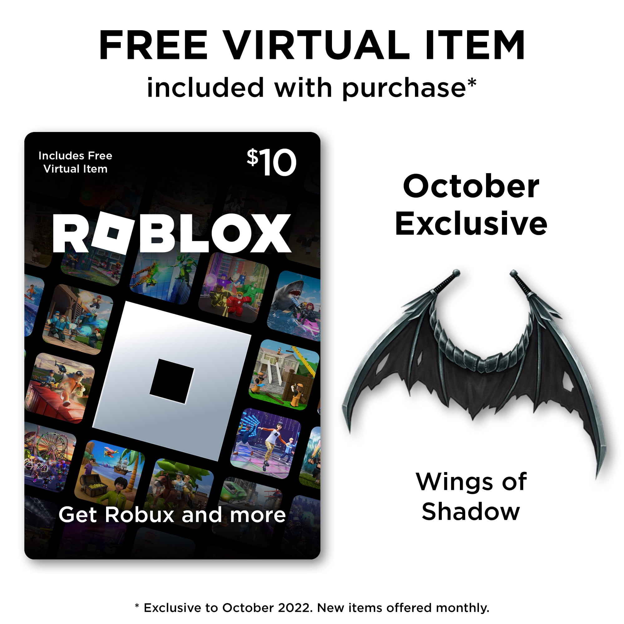 Roblox 10 Digital Gift Card [Includes Exclusive Virtual Item] [Digital