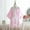 Pink, variant on uublik Women Robe Long Sleeves Loungewear Dress Soft Sleepwear Housecoat Nightgown Bathrobe Pink