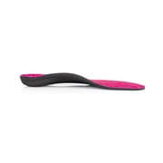 PowerStep Pinnacle Pink Full Length Orthotic Shoe Insoles with Neutral Arch Support for Plantar Fasciitis