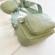 thumbnail image 5 of Bolsa de mano de cuero PU para mujer de viaje Ehuebsd con múltiples bolsillos combina con todo informal suave portátil de Color sólido con Mini monedero, 5 of 9