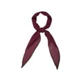 thumbnail image 1 of Bufanda de cuello de cinta con rombos de color sólido para mujeres Inspire Chic en rojo vino, 1 of 5