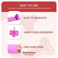 thumbnail image 4 of Downtown Pet Supply Dog Poop Bags with Free Poop Bag Holder, Pink, 180 Ct, 4 of 9