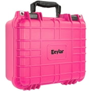 Eylar Protective Hard Camera Case Water & Shock Proof w/Foam TSA Approved 13.37 Inch 11.62 Inch 6 Inch Pink