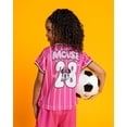 thumbnail image 4 of Disney Minnie Mouse Little Girls' Soccer 2-Piece T-Shirt and Shorts Set Rose Pink, 4 of 5