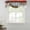 Red, variant on Red Brown Tie Up Valance Curtains for Windows, Kitchen Curtains Window Treatments, Blue White Modern Rustic Neutral Graffiti Art Short Window Shades Valances for Bedroom Bathroom Cafe 54"x18"