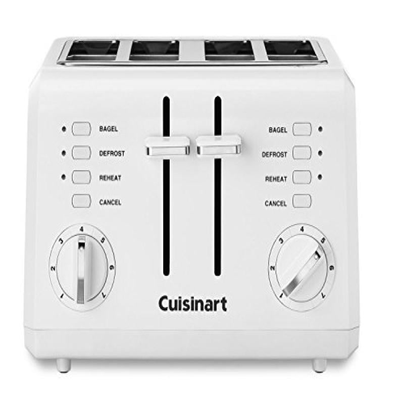 CUISINART CPT-340WC 4-Slice Toaster White and Silver
