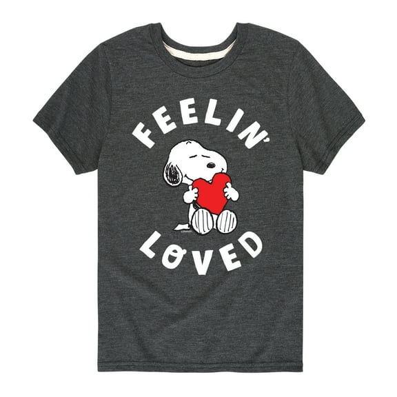 Peanuts - Feelin Loved - Toddler And Youth Short Sleeve Graphic T-Shirt