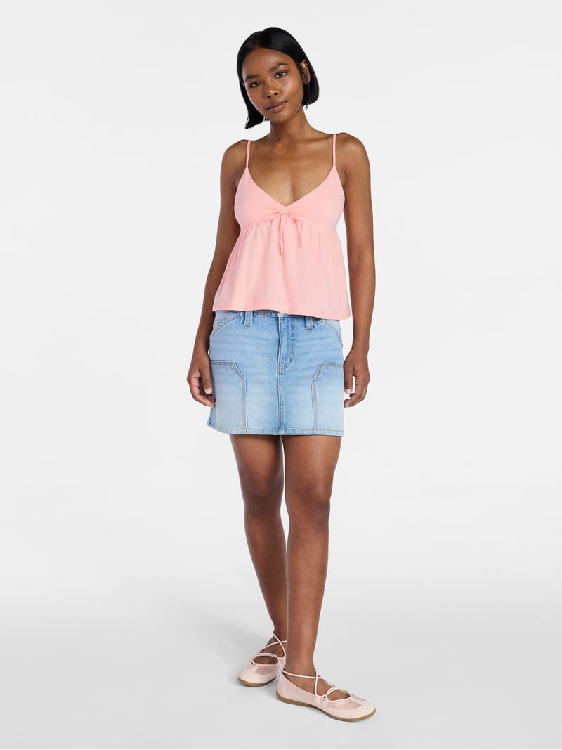 No Boundaries Babydoll Cami Top, Women's XXS-XXL - Walmart.com