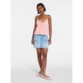 thumbnail image 2 of No Boundaries Babydoll Cami Top, Women's XXS-XXL, 2 of 5