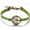 Green, variant on Bracelet Heart Tree Anklet Foot Beach Jewelry Friendship Love Cord Lace Gift-Blue