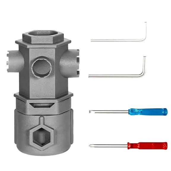 WMGHA ‌Faucet Installation Tool Set‌ - Spout Bubbler Remover & Shower Head Wrench, 6-in-1 Plumbing Kit for Kitchen/Bathroom Sink Repair, Tight Spaces Installation and Repairs Tools