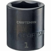Craftsman Sockets, 1/2" Drive 1" SAE Impact Shallo CMMT15858