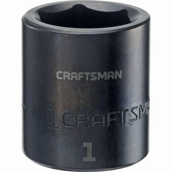 Craftsman Sockets, 1/2" Drive 1" SAE Impact Shallo CMMT15858