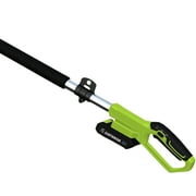 Earthwise LPHT12022 20 Cordless Electric 20 Volt Pole Hedge Trimmer (2Ah Battery and Charger Include)