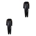 thumbnail image 1 of Guardoinrt Quick Sweat Fitness Sauna Suit for Effective Exercise M Black S to 3XL 2Set, 1 of 6