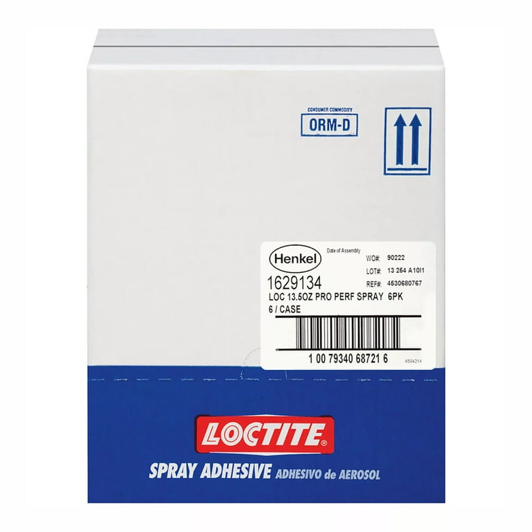 Loctite Spray Adhesive 13.5 oz Lightweight Bonding Crafts Paper