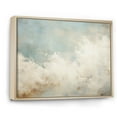 thumbnail image 2 of Designart "Neutral Clouds Minimalist Sky" Clouds Floater Framed Canvas Art Print, 2 of 5