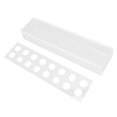 thumbnail image 1 of Clear Acrylic Vase Rectangular Elegant Centerpiece Flower Vase for Home Decor Wedding Party 16 Holes, 1 of 6