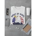 thumbnail image 3 of Spirit Of Rebel Eagle Seal T-Shirt Men -Smartprints Designs, Male Small, 3 of 4