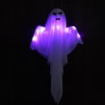 thumbnail image 5 of 2Pcs Halloween Decoration Under $5! Yrmaups Chamber Of Ghost House Luminous Ghost Pendant Halloween Scene Decoration Prop, Ghost Festival Atmospheres Hanging Ghost Prop, Halloween Decor for Party, 5 of 9