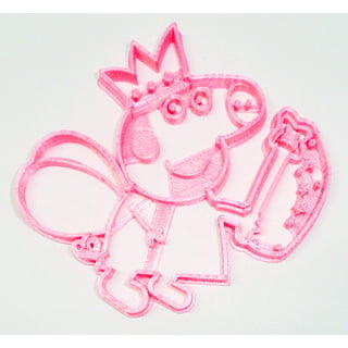 Detailed Cartoon Pig Head Cookie Cutter
