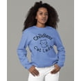 thumbnail image 5 of Childless Cat Lady Fleece Sweatshirt Sweater Top for Women, 5 of 7