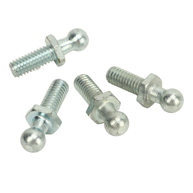 Goujon à Bille de Remplacement Automobile 4 Pcs Goujons à Bille 10 mm Filetage 5/16-18 Haute Dureté Robuste Stable Goujons à Bille Kit de Rondelles pour Boîtes à Outils VR Voitures