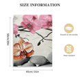 thumbnail image 2 of Creowell  Orchid Flower Painting Wall Art Zen Stones Pink Floral Pictures Prints Peaceful Meditation Artwork Home Bathroom Yoga Room Spa Decoration Ready to Hang 16x20 in, 2 of 5