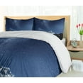 thumbnail image 4 of Ambesonne Nebula Duvet Cover Sets, Starry Blue Night Cosmos, 2-King, Blue Grey, 4 of 6