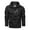 Black, variant on WREESH Men's Detachable Hooded Winter Jacket with Zippered Pockets, Water-Proof Long Sleeve Outdoor Coat for Cold Weather
