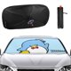 thumbnail image 1 of Tuxedo Sam Sombrilla Solar para Auto - Protector de Parabrisas Plegable | Cortina Solar Delantero | Bloqueo UV y Aislamiento de Calor 133x73cm, 1 of 6