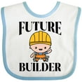thumbnail image 3 of Inktastic Boys Future Builder Construction Boys Baby Bib, 3 of 4