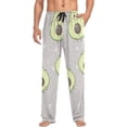 thumbnail image 4 of Fresh Avocado Ghost Pajama Pants, Men's Lounge Pants Light with Drawstring and Pockets, Christmas New Year Birthday Father's Day Gifts, Medium, 4 of 7